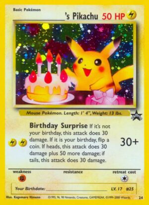 ______'s Pikachu 24/53 - WoTC Promo