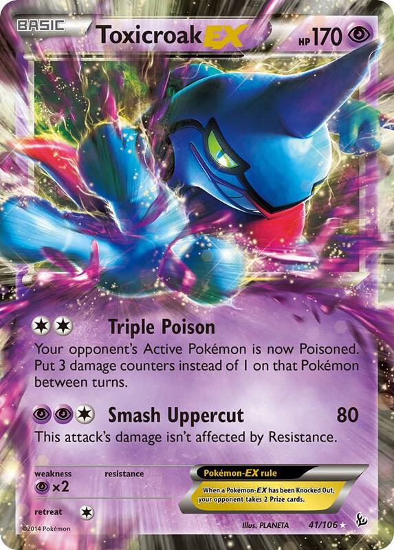 Toxicroak-EX 41/106 - Flashfire