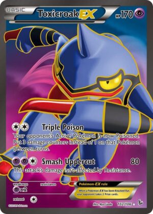 Toxicroak-EX 102/106 - Flashfire
