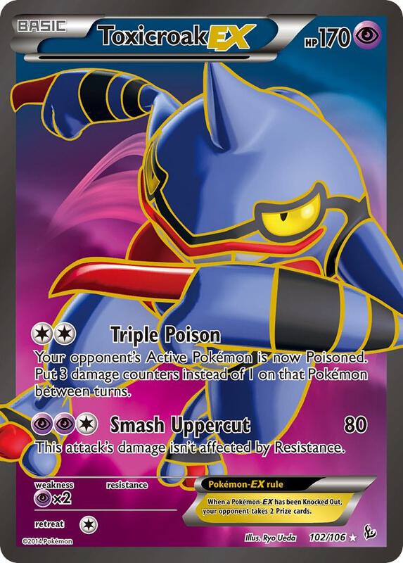 Toxicroak-EX 102/106 - Flashfire
