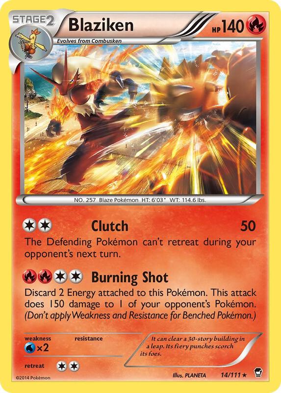 Blaziken 14/111 - Furious Fists