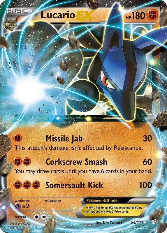 Lucario-EX 54/111 - Furious Fists
