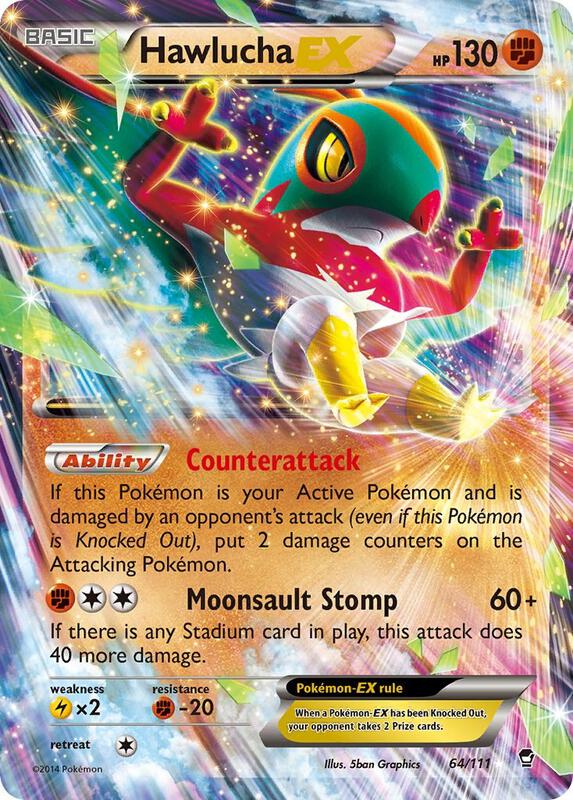 Hawlucha-EX 64/111 - Furious Fists