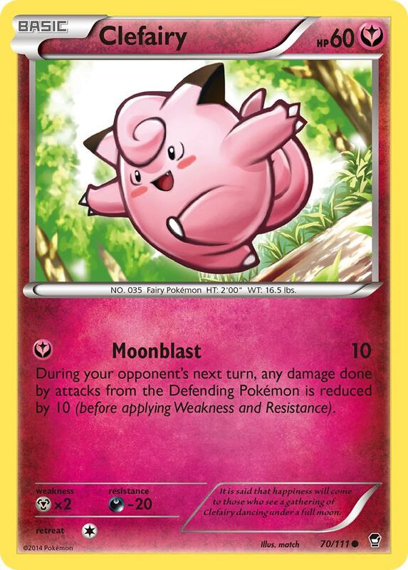 Clefairy 70/111 - Furious Fists