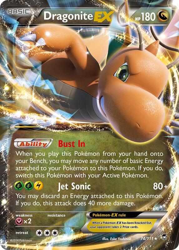 Dragonite-EX 74/111 - Furious Fists