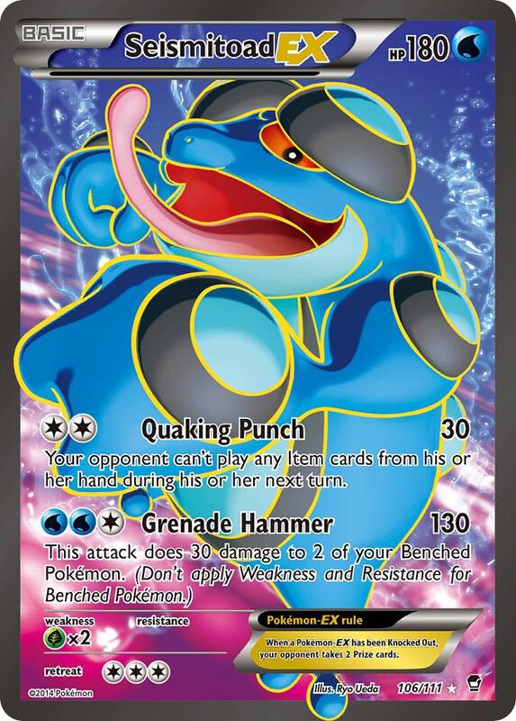 Seismitoad-EX 106/111 - Furious Fists
