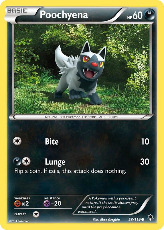 Poochyena 53/119 - Phantom Forces