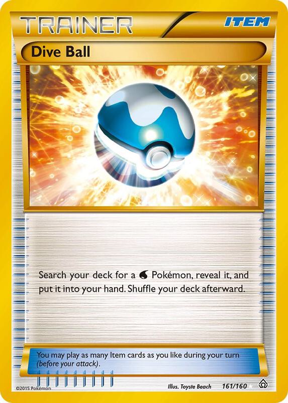 Dive Ball 161/160 - Primal Clash