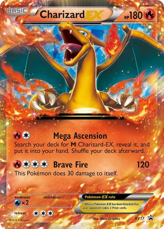 Karta Pokemon Charizard EX - XY17 - XY Promos XY17