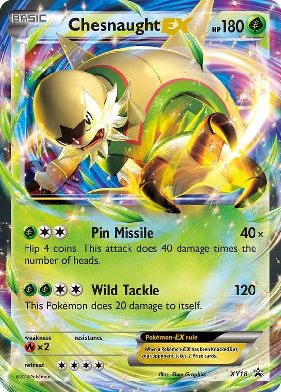 Karta Pokemon Chesnaught EX - XY18 - XY Promos XY18
