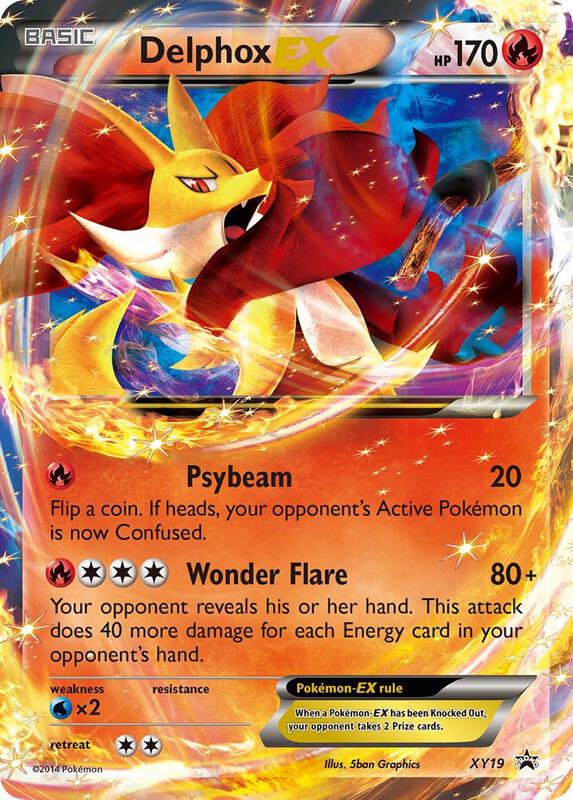 Karta Pokemon Delphox EX - XY19 - XY Promos XY19
