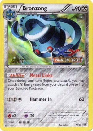 Karta Pokemon Bronzong - XY21 (Prerelease) [Staff] - XY Promos XY21