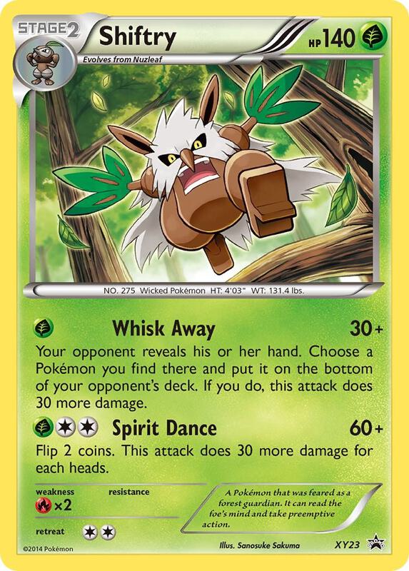 Karta Pokemon Shiftry - XY23 - XY Promos XY23
