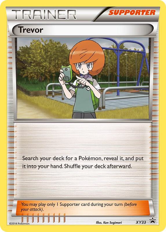 Karta Pokemon Trevor - XY33 - XY Promos XY33