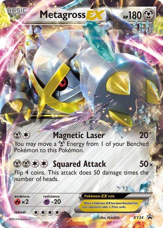Karta Pokemon Metagross EX (Shiny) - XY Promos XY34