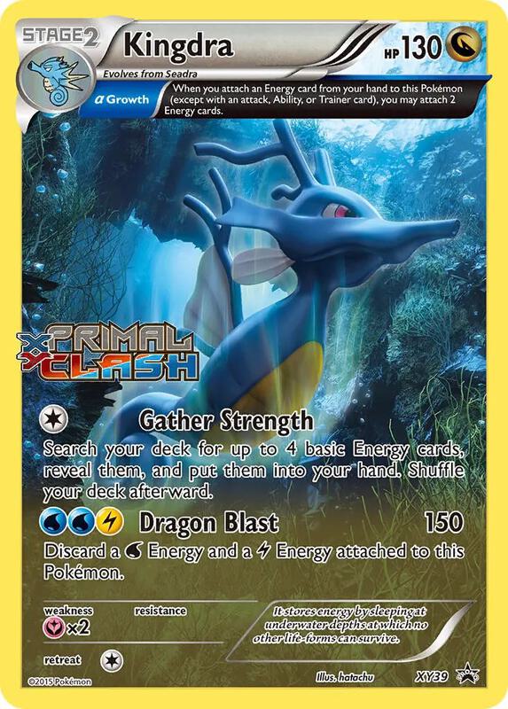 Karta Pokemon Kingdra - XY39 (Prerelease) - XY Promos XY39