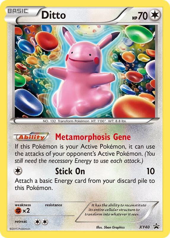Ditto XY40 - XY Black Star Promos