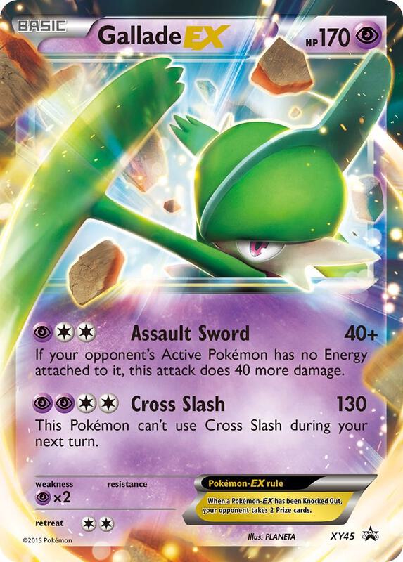 Karta Pokemon Gallade EX - XY45 - XY Promos XY45