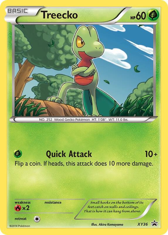 Karta Pokemon Treecko - XY36 - XY Promos XY36