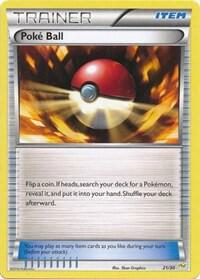 Karta Pokemon Poke Ball (Noivern) 21/30 - XY Trainer Kit: Sylveon & Noivern