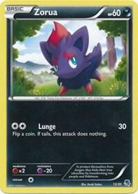 Karta Pokemon Zorua (#13) 13/30 - BW Trainer Kit: Excadrill & Zoroark