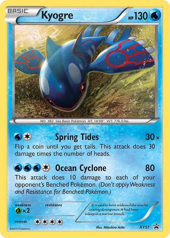 Karta Pokemon Kyogre - XY51 - XY Promos XY51