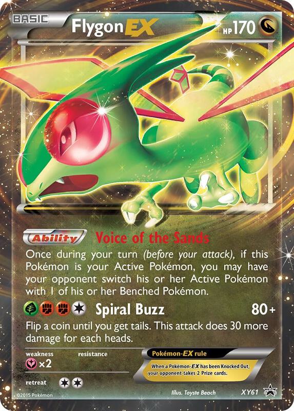 Karta Pokemon Flygon EX - XY Promos XY61