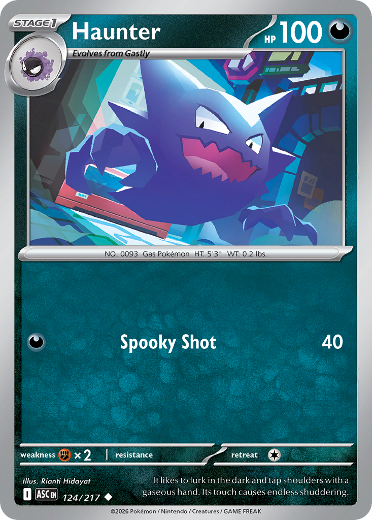 Haunter - 124/217 - ME2.5: Ascended Heroes 124/217/ ( ASC 124 )