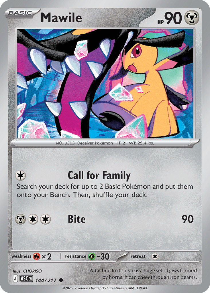 Mawile - 144/217 - ME2.5: Ascended Heroes 144/217/ ( ASC 144 )