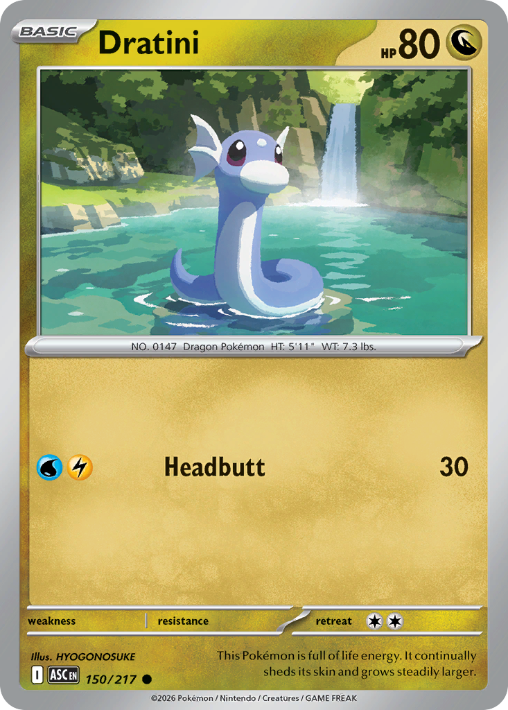 Dratini - 150/217 - ME2.5: Ascended Heroes 150/217/ ( ASC 150 )