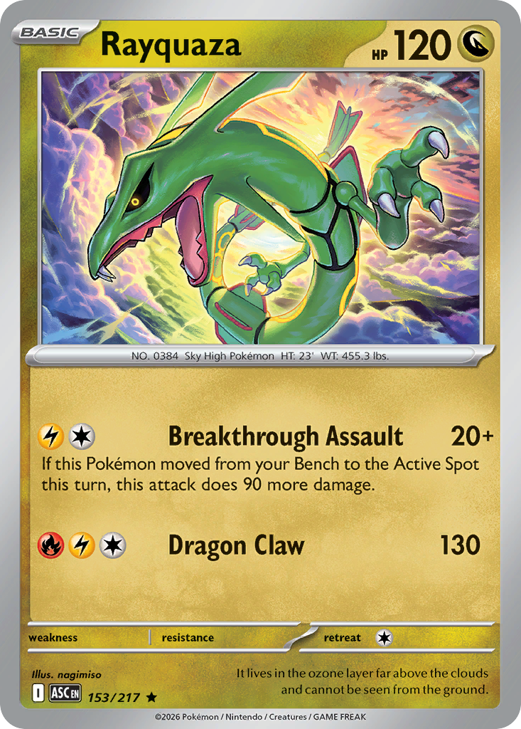 Rayquaza - 153/217 - ME2.5: Ascended Heroes 153/217/ ( ASC 153 )