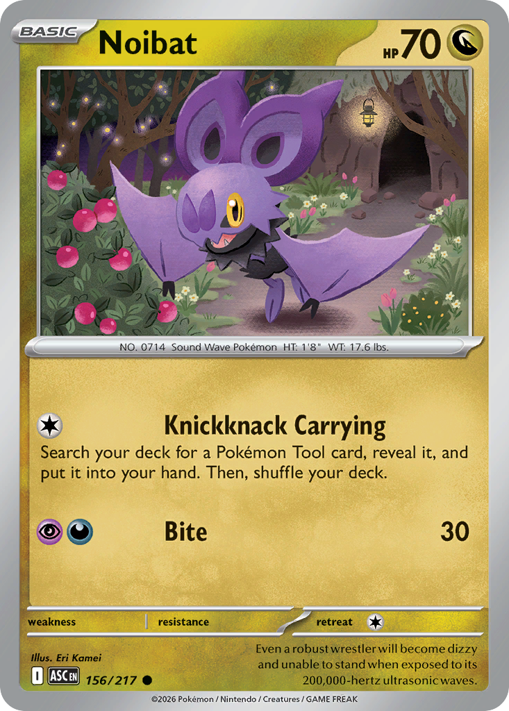 Noibat - 156/217 - ME2.5: Ascended Heroes 156/217/ ( ASC 156 )