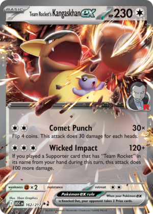 Team Rocket’s Kangaskhan ex – 162/217 – ME2.5: Ascended Heroes 162/217/ ( ASC 162 )