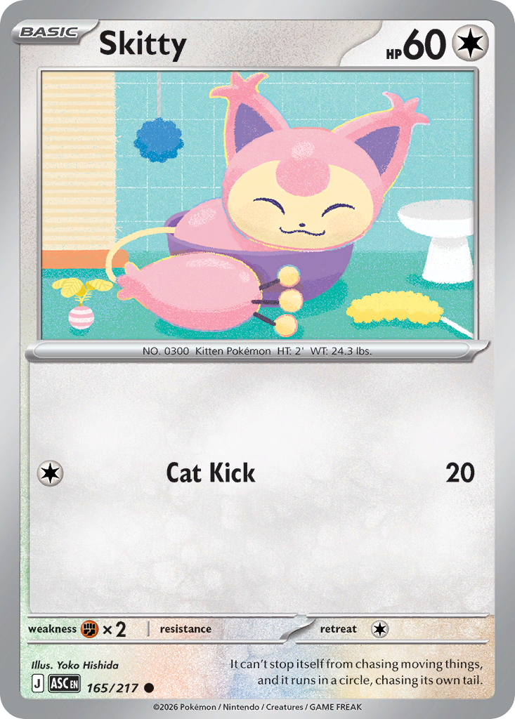Skitty - 165/217 - ME2.5: Ascended Heroes 165/217/ ( ASC 165 )