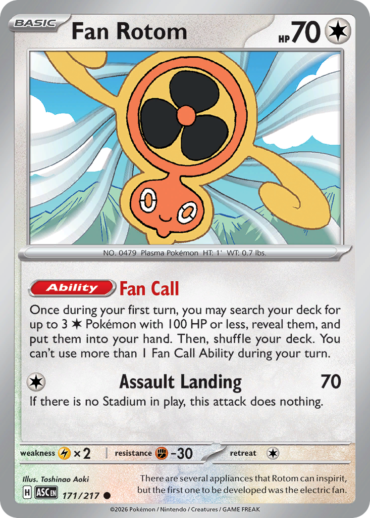 Fan Rotom - 171/217 - ME2.5: Ascended Heroes 171/217/ ( ASC 171 )