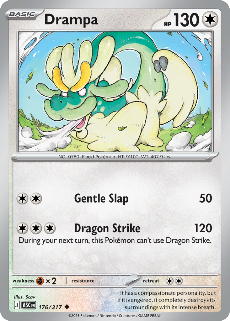 Drampa - 176/217 - ME2.5: Ascended Heroes 176/217/ ( ASC 176 )