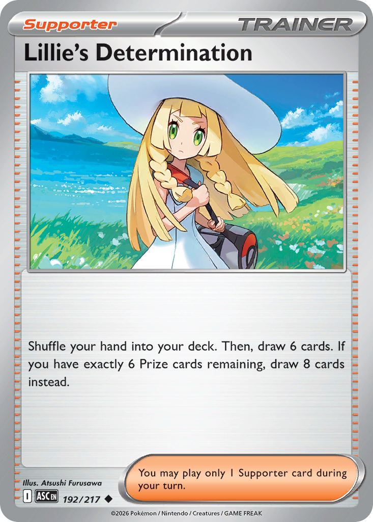 Lillie's Determination - 192/217 - ME2.5: Ascended Heroes 192/217/ ( ASC 192 )