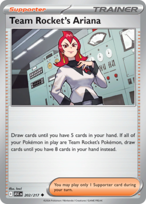 Team Rocket’s Ariana – 202/217 – ME2.5: Ascended Heroes 202/217/ ( ASC 202 )