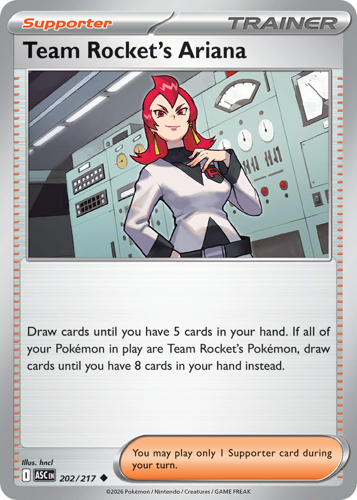 Team Rocket's Ariana - 202/217 - ME2.5: Ascended Heroes 202/217/ ( ASC 202 )