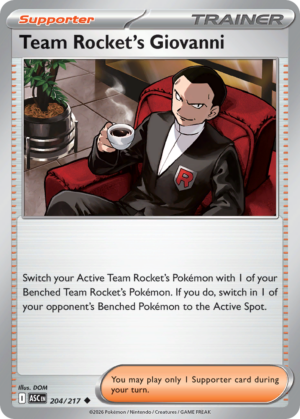 Team Rocket’s Giovanni – 204/217 – ME2.5: Ascended Heroes 204/217/ ( ASC 204 )