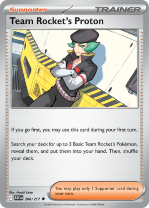 Team Rocket’s Proton – 208/217 – ME2.5: Ascended Heroes 208/217/ ( ASC 208 )