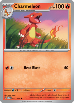 Charmeleon - 21/217 - ME2.5: Ascended Heroes 21/217/ ( ASC 21 )