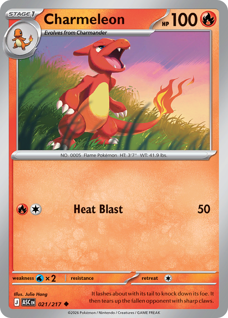 Charmeleon - 21/217 - ME2.5: Ascended Heroes 21/217/ ( ASC 21 )