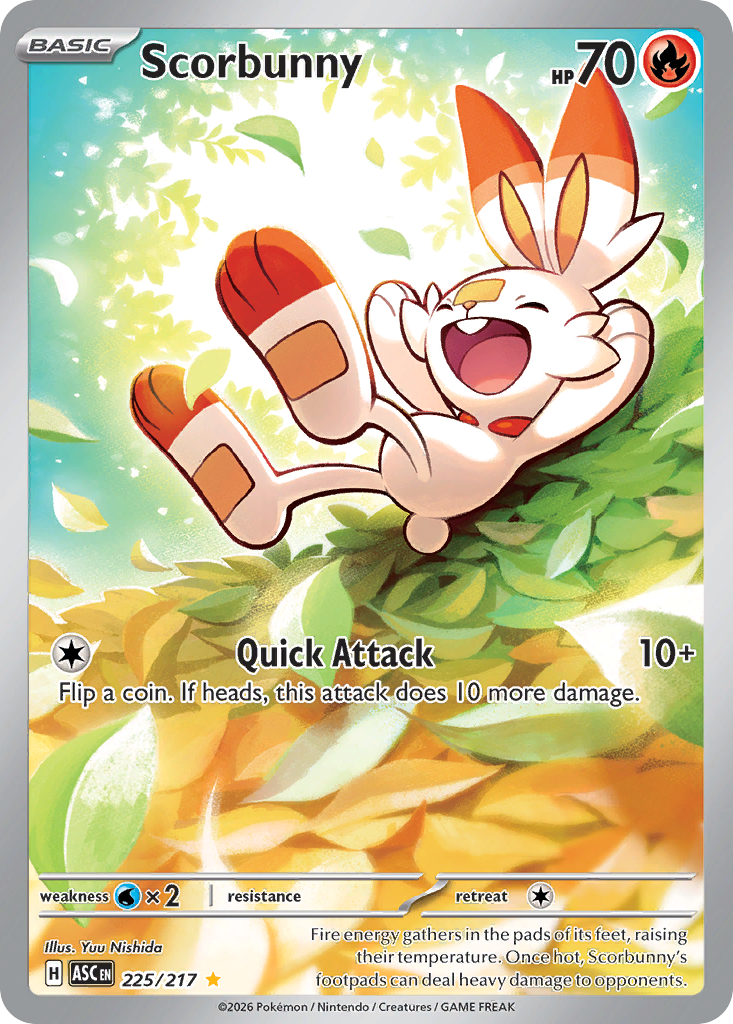 Scorbunny - 225/217 - ME2.5: Ascended Heroes 225/217/ ( ASC 225 )