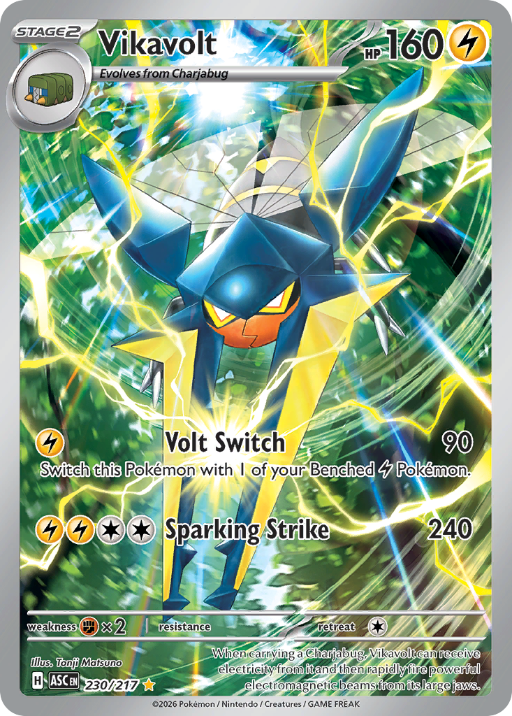 Vikavolt - 230/217 - ME2.5: Ascended Heroes 230/217/ ( ASC 230 )