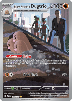 Team Rocket’s Dugtrio – 239/217 – ME2.5: Ascended Heroes 239/217/ ( ASC 239 )