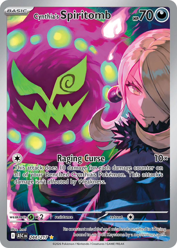 Cynthia's Spiritomb - 244/217 - ME2.5: Ascended Heroes 244/217/ ( ASC 244 )