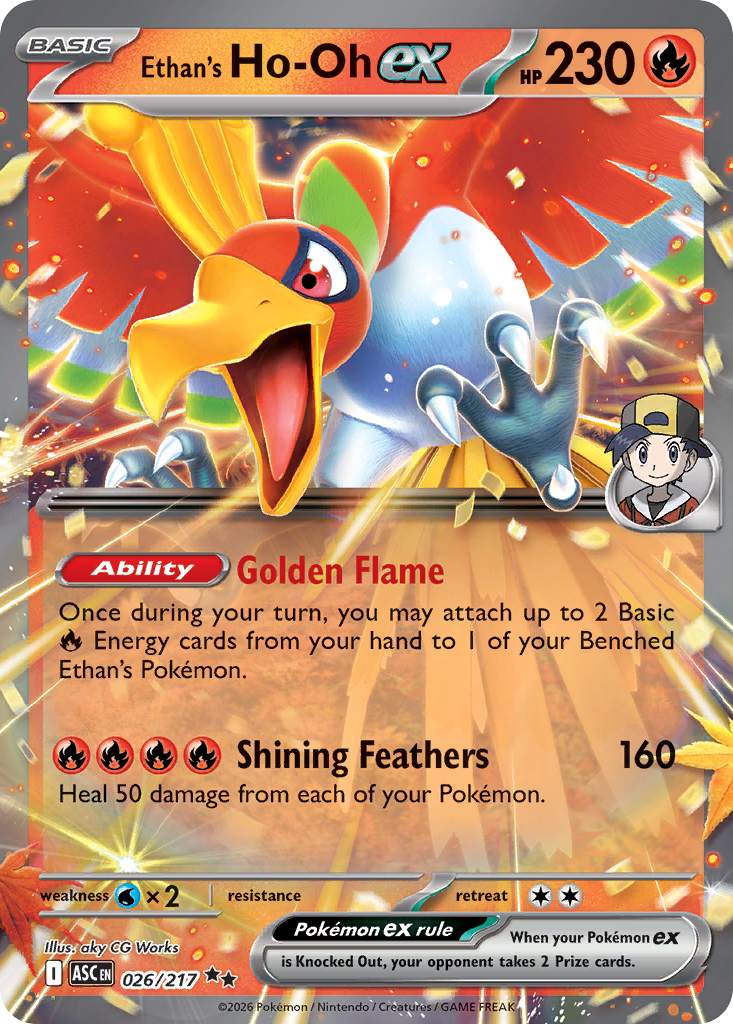 Ethan's Ho-Oh ex - 26/217 - ME2.5: Ascended Heroes 26/217/ ( ASC 26 )
