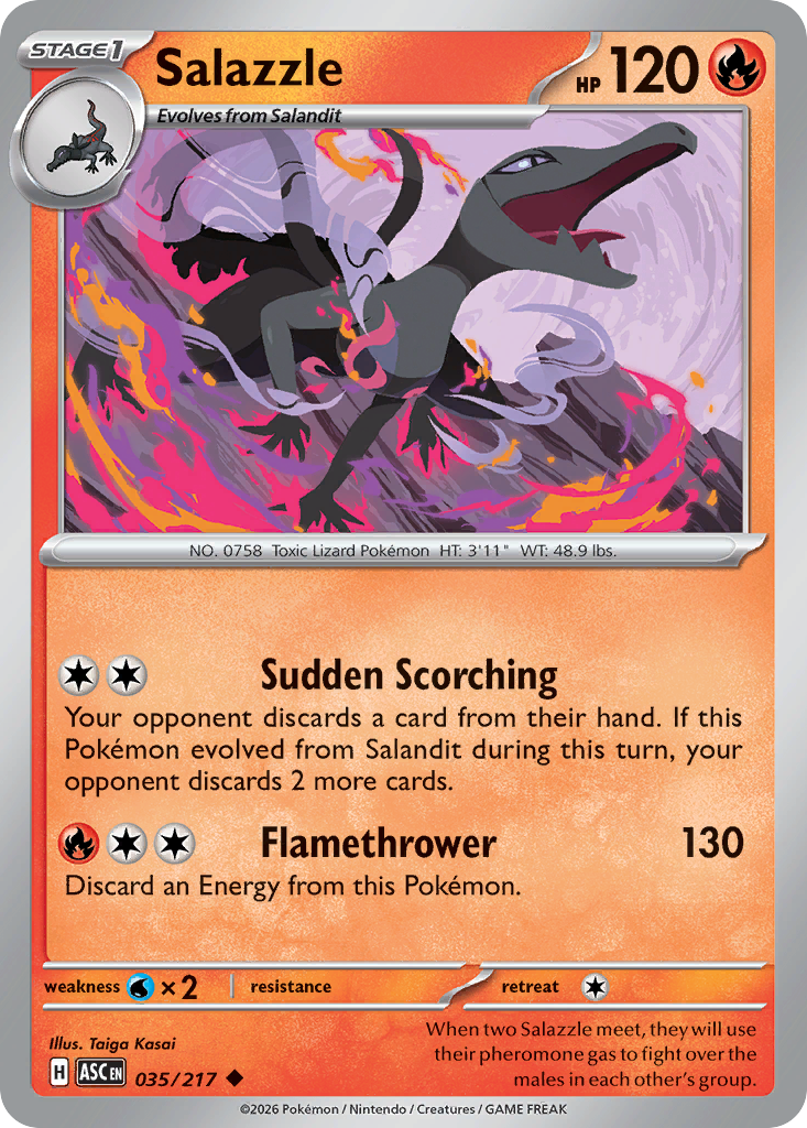 Salazzle - 35/217 - ME2.5: Ascended Heroes 35/217/ ( ASC 35 )
