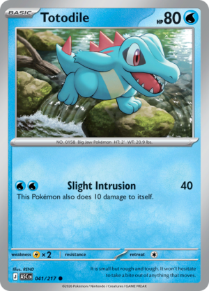 Totodile – 41/217 – ME2.5: Ascended Heroes 41/217/ ( ASC 41 )